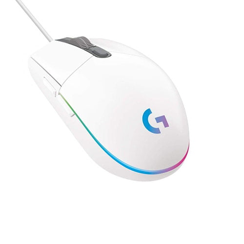 Logitech G102 Lightsync Gaming Mouse (White)