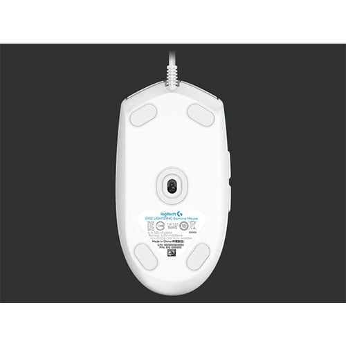 Logitech G102 Lightsync Gaming Mouse (White)