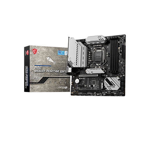 MSI MAG B560M MORTAR WIFI 10th and 11th Gen Micro ATX Motherboard