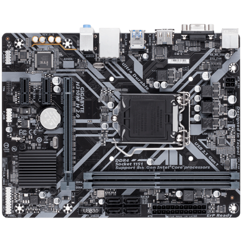 Gigabyte Intel H310M H 2.0 Ultra Durable Motherboard