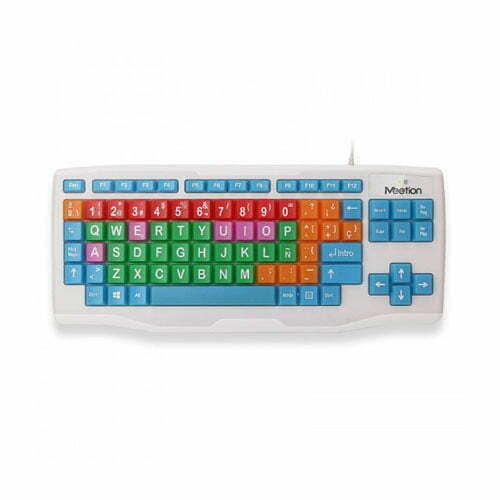 Meetion MT-K800 Colored Big Keys Kids Keyboard