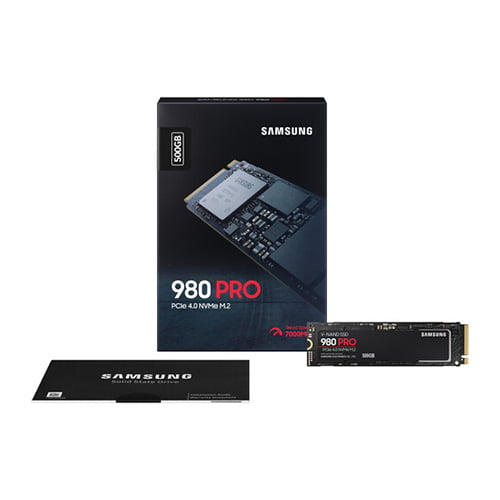 SAMSUNG 980 PRO 500GB PCIE 4.0 M.2 NVME SSD