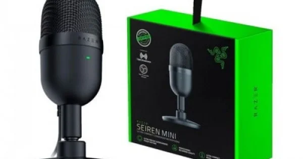 Razer Seiren Mini USB Ultra Compact Condenser Microphone for Streaming and  Gaming on PC, Black 