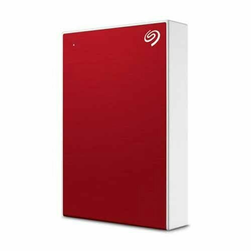 Seagate One Touch 4TB External HDD with Password Protection -Red