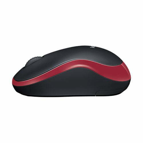 Logitech M185 Red Wireless Mouse