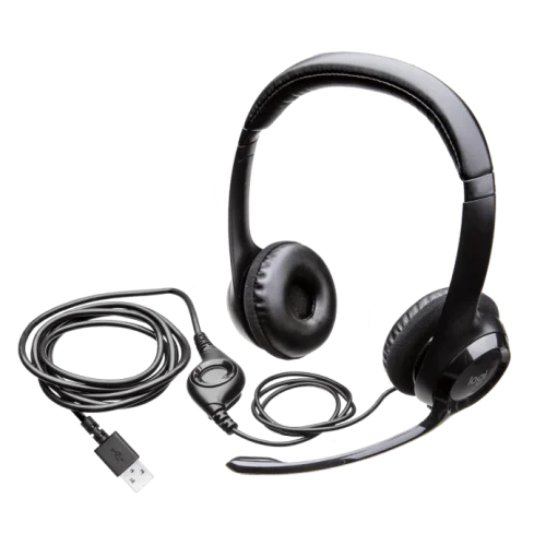 Logitech - H390 - USB-A Computer Headset with Noise Cancelling Microphone -  Whit