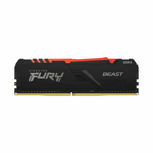 Kingston FURY Beast RGB 16GB 3600MHz DDR4 CL18 Desktop Memory