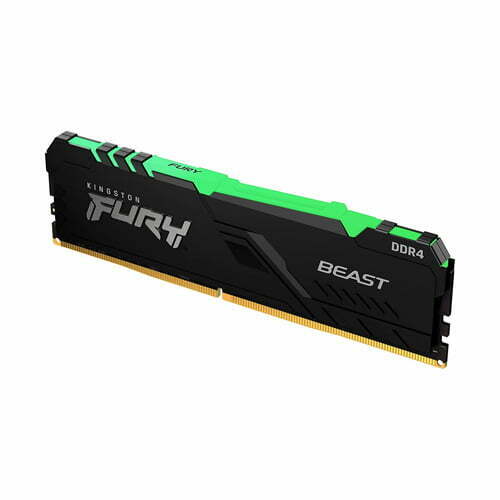 Kingston FURY Beast RGB 16GB 3600MHz DDR4 CL18 Desktop Memory