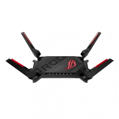 ASUS ROG Rapture WiFi 6 Wireless Gaming Router (GT-AX11000) - Tri-Band 10  Gigabit, 1.8GHz Quad-Core CPU, WTFast, 2.5G Port, AiMesh Compatible