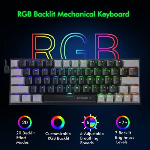 E-YOOSO Z11 Wireless RGB TRI MODE Mechanical Gaming Keyboard