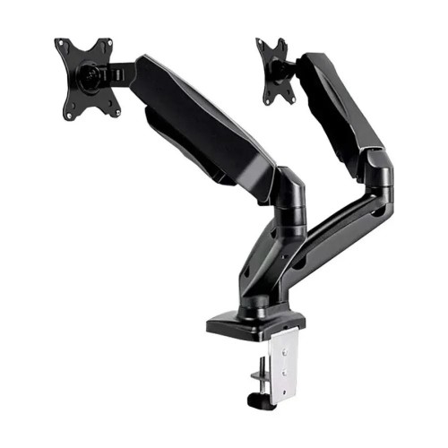 Kaloc KLC-V28 Adjustable Double Arm Monitor Mount Stand 14 Inch to 27  Inch Screen Size