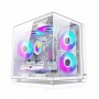 PC Power PG-H25 WH Ocean View 5 X ARGB FAN M-Atx Gaming casing