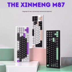 XINMENG M87 Wired Gasket RGB Hotswappable Mechanical Keyboard