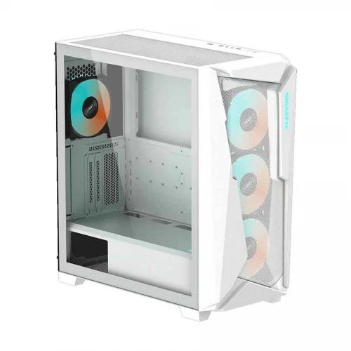 Gigabyte C301 GLASS Mid Tower White (Tempered Glass Side Window) ATX Gaming Desktop Case