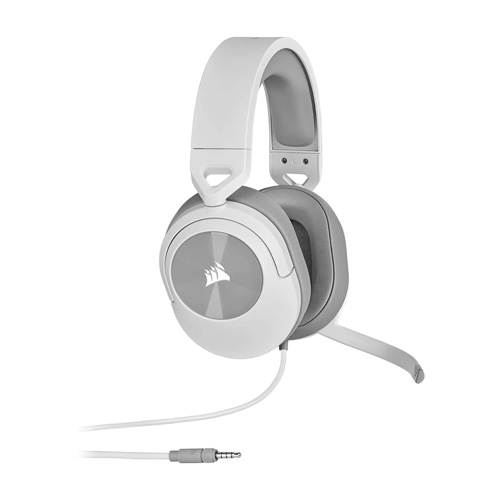 Corsair HS55 SURROUND Wired Gaming Headset - White