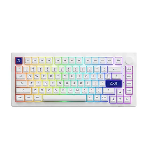 Akko 5075B Plus Blue on White RGB Gaming Keyboard Price In BD