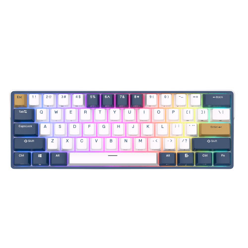 Royal Kludge RK61 Plus Tri-Mode RGB 61 Keys Hot Swappable Mechanical Keyboard