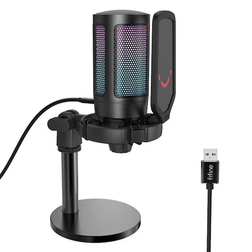 FIFINE Ampligame A6 RGB USB Microphone Price in BD