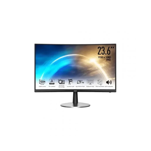 MSI PRO MP242C 23.6 Inch FHD Curved For Productivity And Comfort Monitor