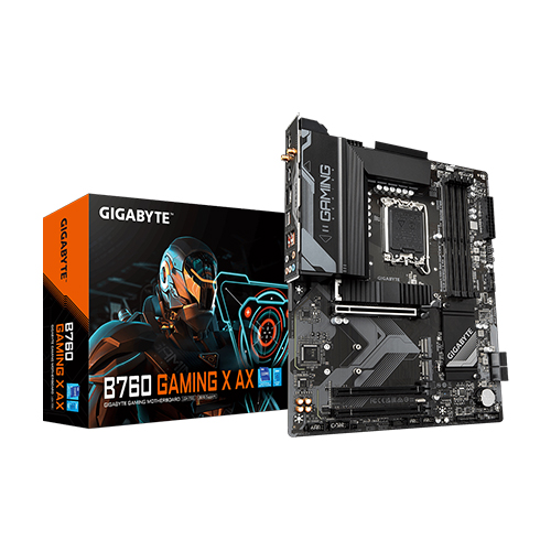 GIGABYTE B760 GAMING X AX DDR5 13th and 12th Gen ATX Motherboard