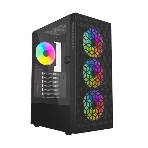 MaxGreen 820 Mid-Tower ATX Gaming Case