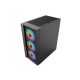 POWER TRAIN PT-701B ATX MID TOWER GAMING CASE WITH 4 RGB FAN 