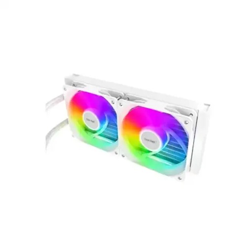 Power Train DL-240 ARGB Liquid CPU Cooler White