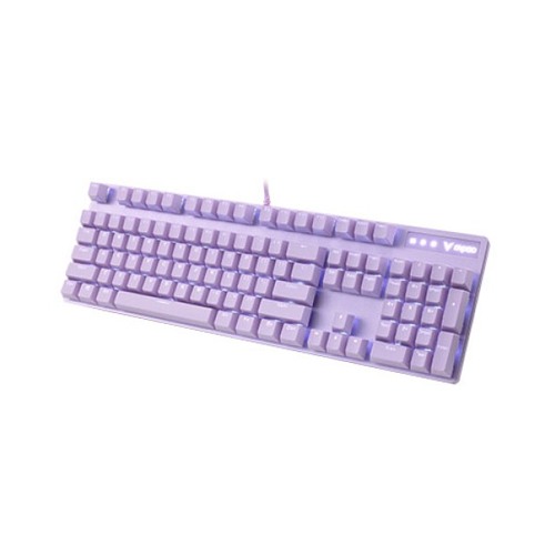 RAPOO V500PRO Purple Backlit Mechanical Blue Switch Gaming Keyboard