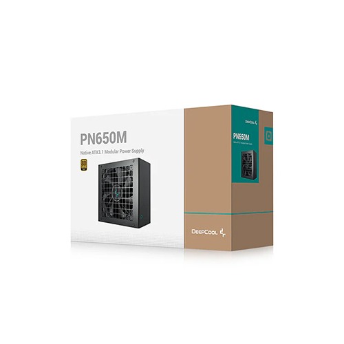 DeepCool PN650M ATX3.1 80 PLUS GOLD Fully Modular 650W Power Supply