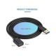 UGREEN USB 3.0 MALE TO FEMALE EXTENSION CABLE 5M (90723)