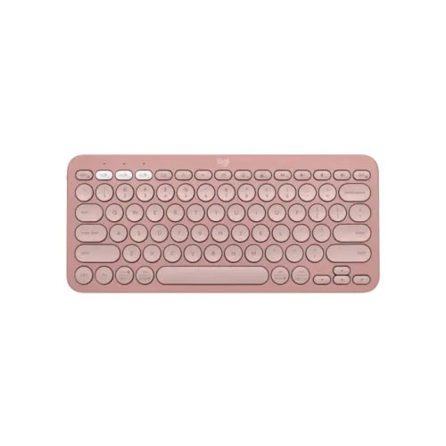 Logitech Pebble Keys 2 K380S Bluetooth Multi Device Tonal Rose Keyboard