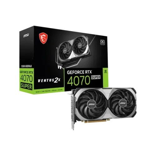 MSI GeForce RTX 4070 SUPER 12G VENTUS 2X OC GDDR6X Graphics Card