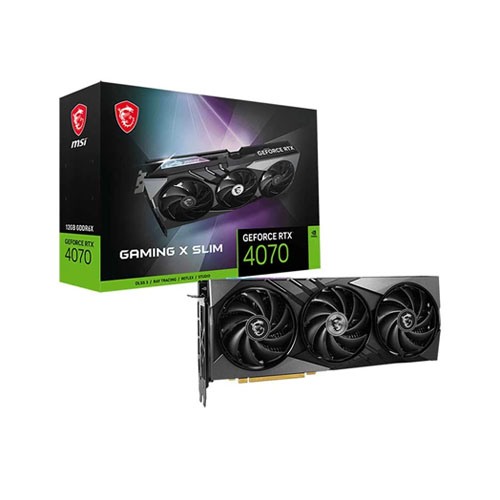 MSI GeForce RTX 4070 SUPER 12G GAMING X SLIM GDDR6X Graphics Card