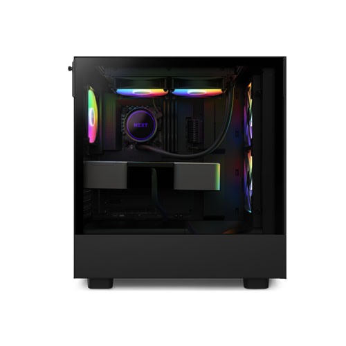 NZXT H Series H5 Flow RGB ATX Mid Tower Chassis Black