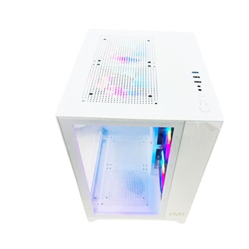 OVO SEAVIEW FH-919 MINI RGB GAMING CASE (WHITE)