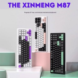 XINMENG M87 PRO Wired RGB Hotswappable Mechanical Keyboard