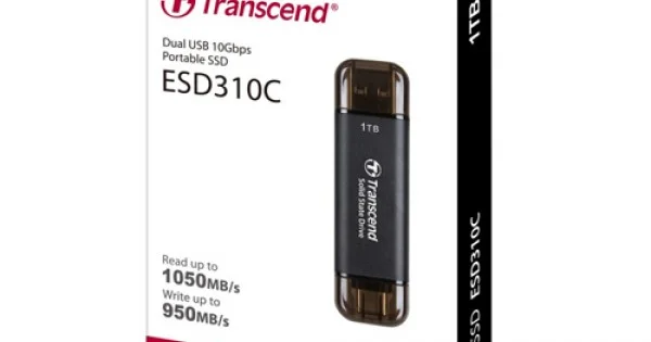 512GB Transcend ESD310C Dual USB Portable SSD (USB Type-A and Type